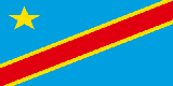 Flag of Congo Democratic Republic